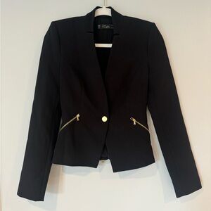Zara Black Blazer Worn Once - Like New